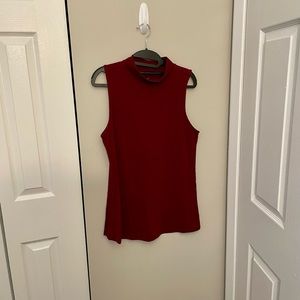 NWOT Torrid Deep Red Foxy Mock-neck Tank, Size 2